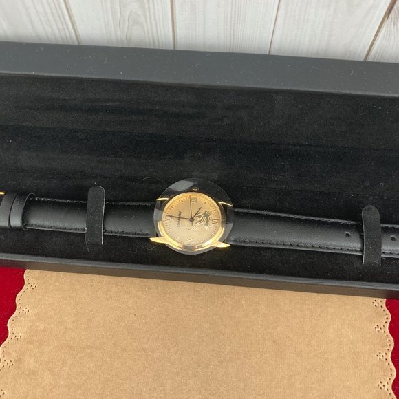 Special Tourneau Champagne Dial Pegasus Gold Watch Limited Edition - Picture 8 of 8